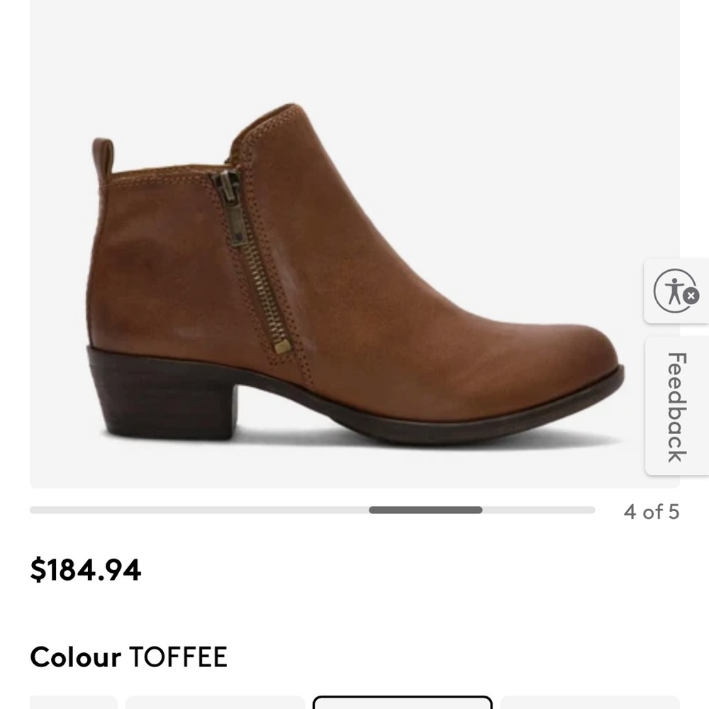 Size 9 Lucky Brand booties New without box